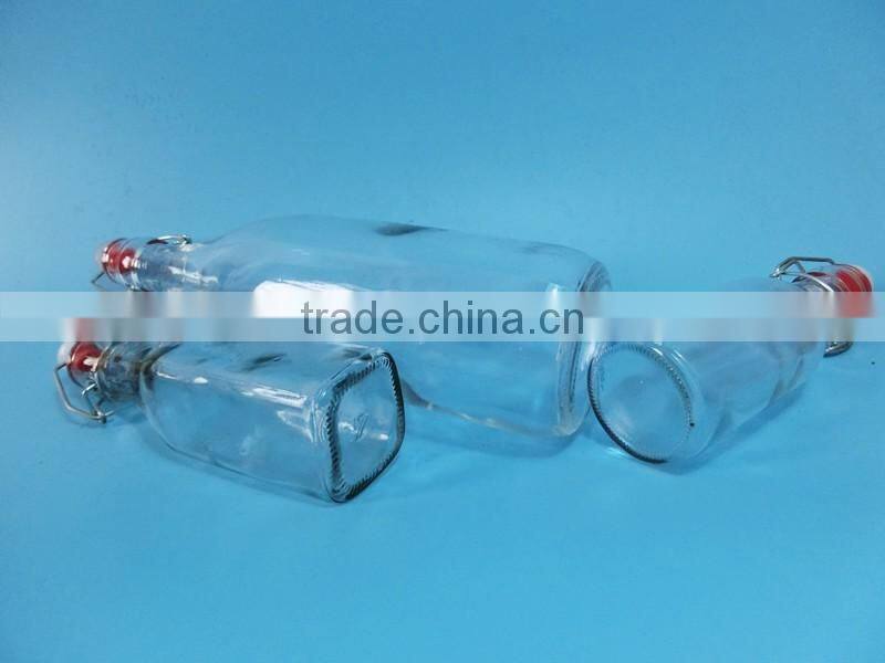 Recycled 250ml-1000ml spice glass bottle with caps