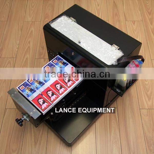 new a4 flatbed printer/machine printer/pvc printer