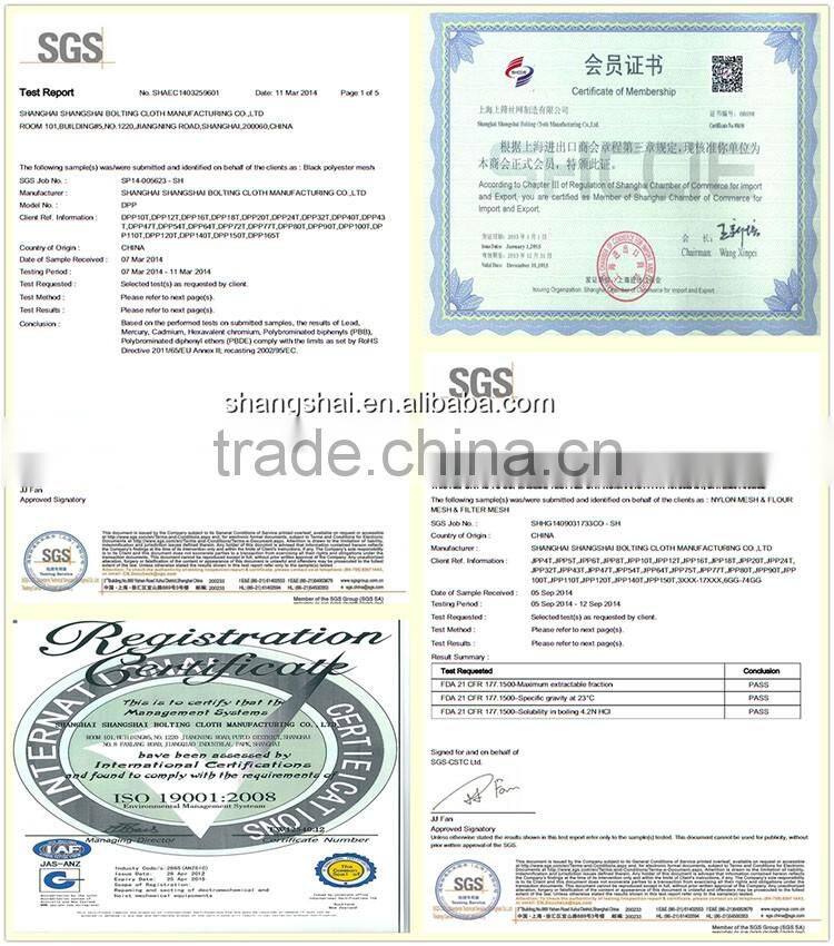 food grade 25 37 40 50 73 90 100 120 150 190 200 micron monofilament polyester nylon mesh filter