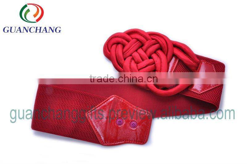 2013 China supply fashion Promotional gifts high quality woven belt customized silk screen printing waistband for men or women