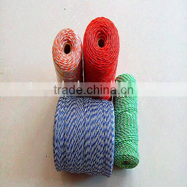 Electric fence plastic poly rope
