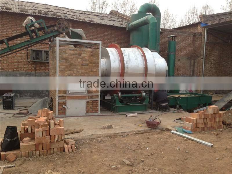 8-12t/h three drum dryer TDS6210 environmental protection industrial dryers hot sale
