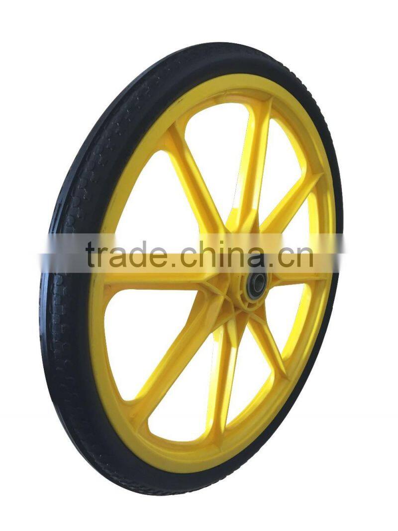 20 inch bike plastic rim polyurethane wheel for sale