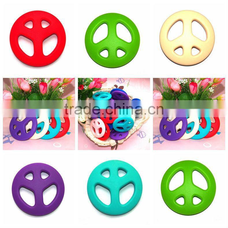 Fashion silicone teether baby gift new year and christmas present