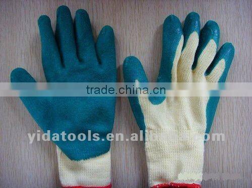 latex palm coated safety gloves