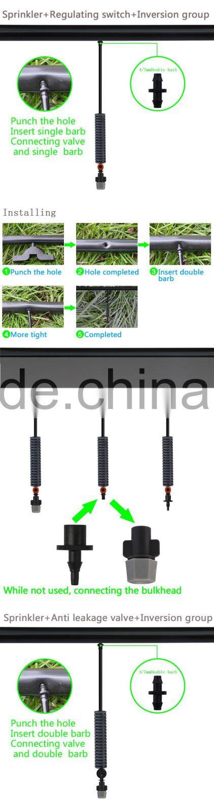 mist sprinkler,garden sprinkler/single atomizer,direct factory