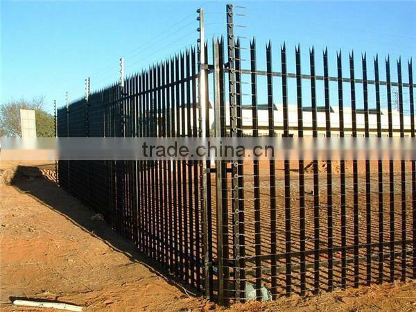 Hot sale economic Steel Anti-climb Security Fence / palisade fence