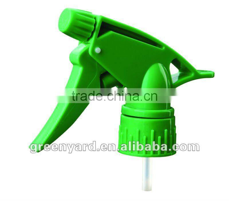 hand-held trigger sprayer gun, longer and stronger arm for bottles
