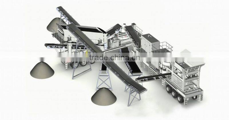 2017 50% discount China Supplier mobile crushing plant, mobile stone crusher for sale