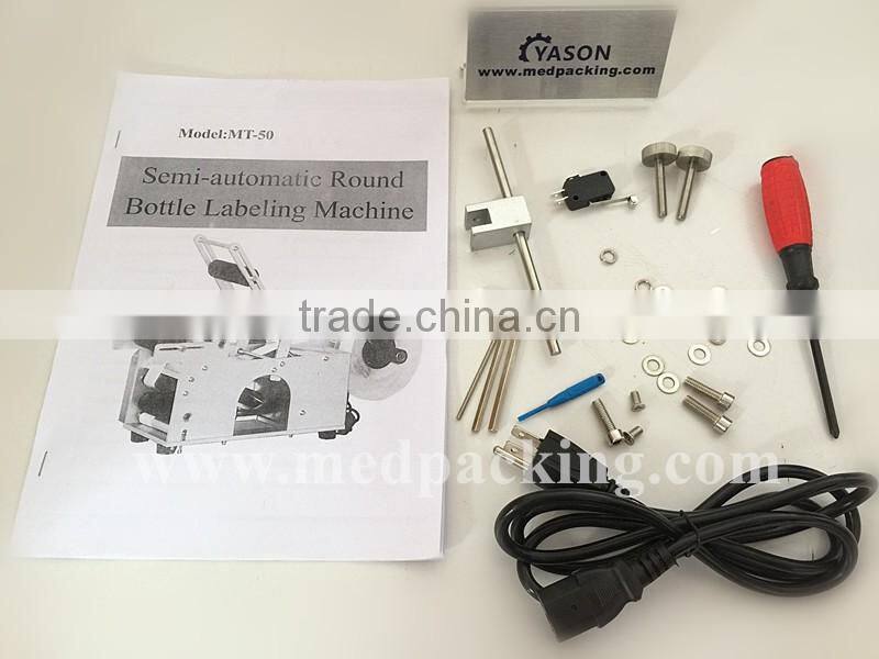 BL-50 Semi-automatic Round Bottle Labeling Machine