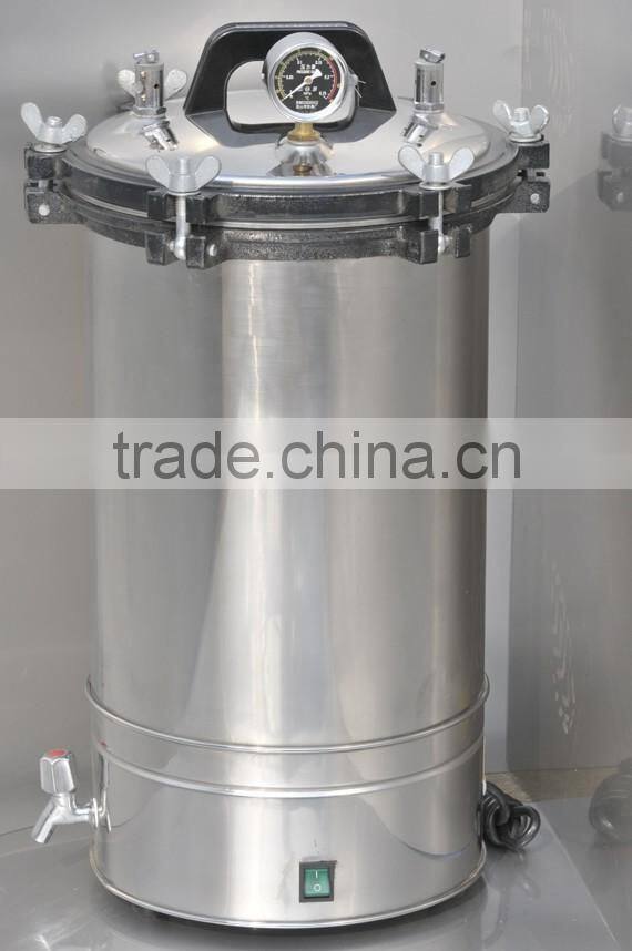 Stainless steel portable pressure steam autoclave