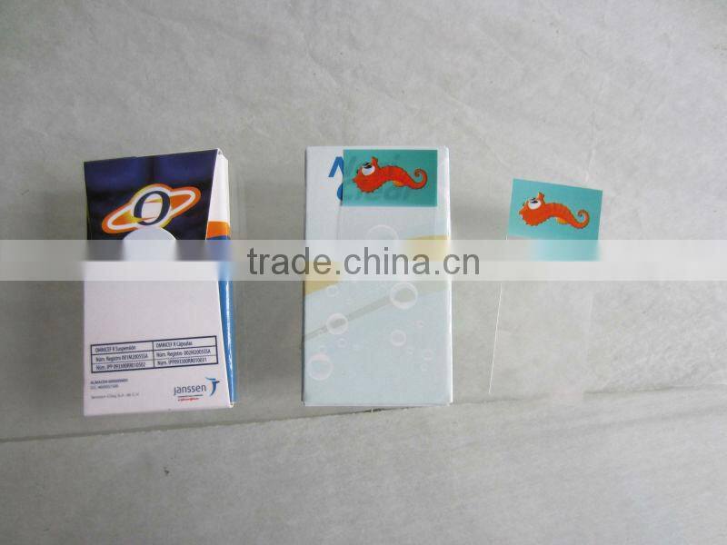 removable PET/ PET sticky note/transparent PET