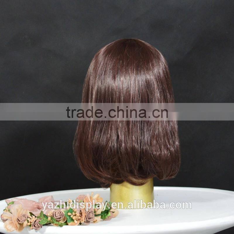 Fashion abstract fiberglass faceless mannequin head for hat and wig display