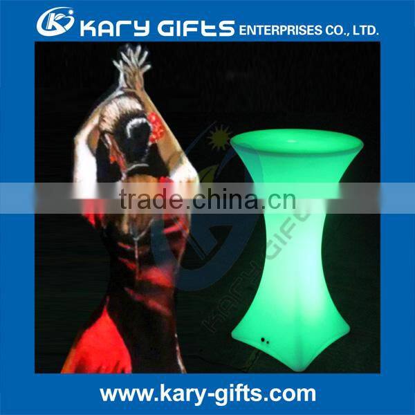 Acrylic led cocktail table led light up tables wedding table