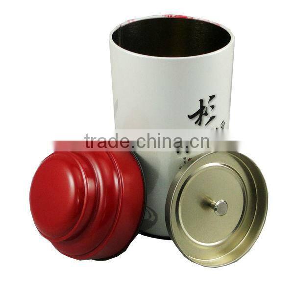 C258B round tin box with inner lid