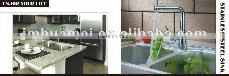 Topmount stainless steel kitchen sink