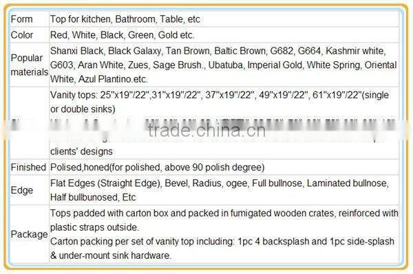 Star galaxy granite countertop of good price