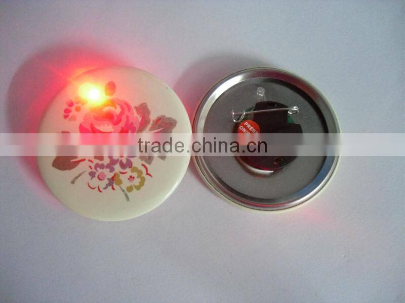 Flashing button badge