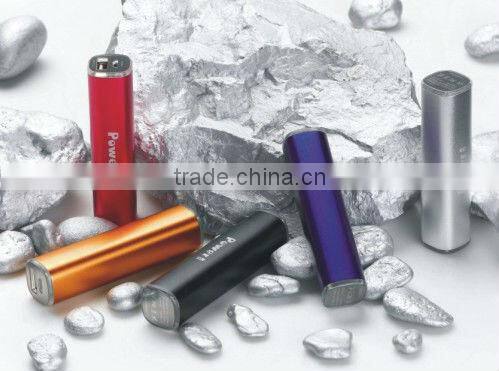 Power bank for iPhoe5 2600mAh power bank lithium battery ShenZhen factory