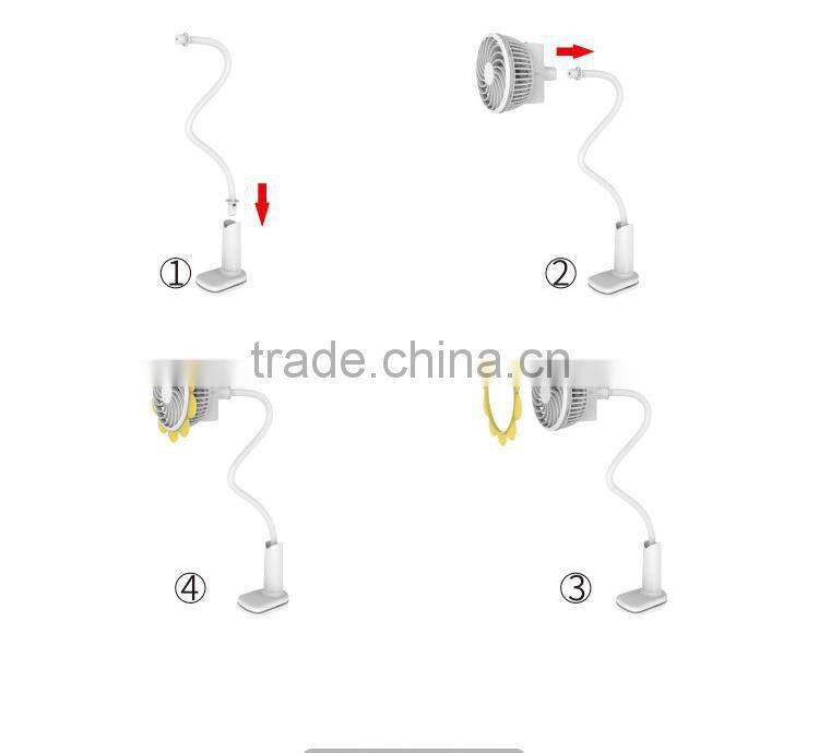 New Style Sunflower USB Charge Air Fan, Foldable Strong Wind Fan For Students