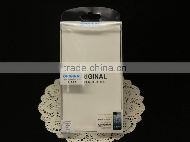 Customized CellPhone Case plastic packaging , PVC Packaging box