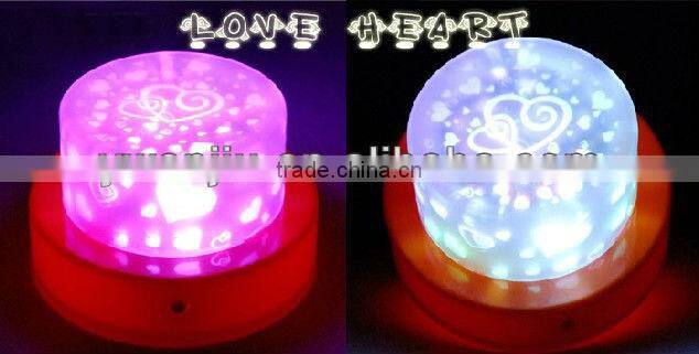 Supply creative fashion Love romantic Star Projector Night light