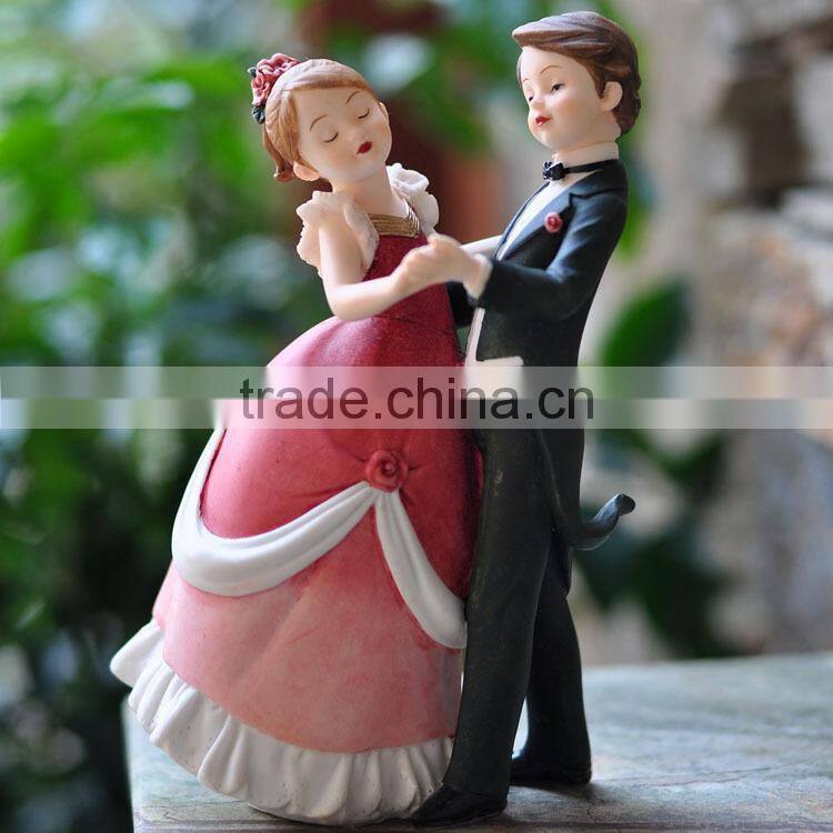 Resin sweet love wedding couple statue