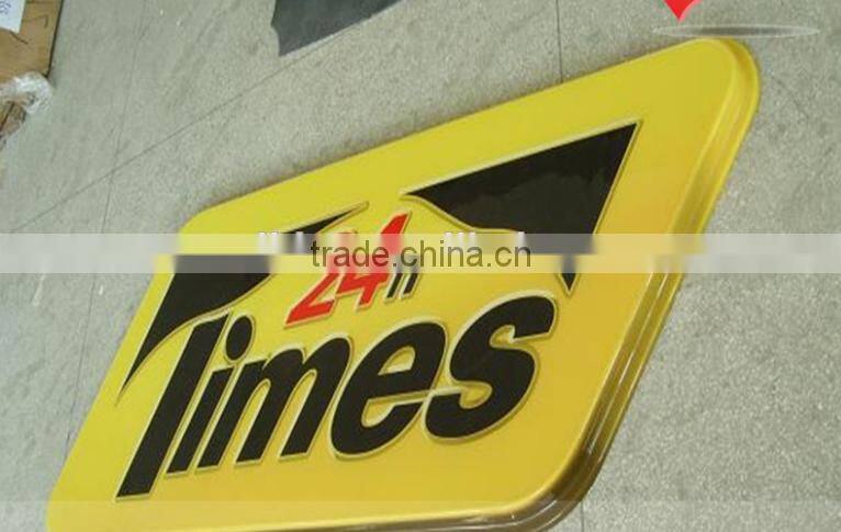 plastic molding custom thermoforming PS/ABS outdoor advertising board