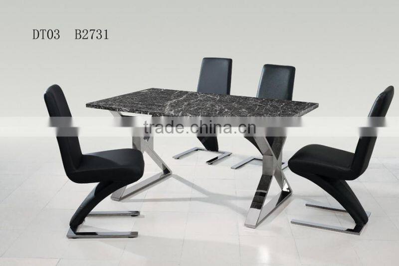 B2731 hot sale model z shape dining chair