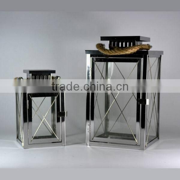 Hot sale Stainless Steel metal Lantern hanging