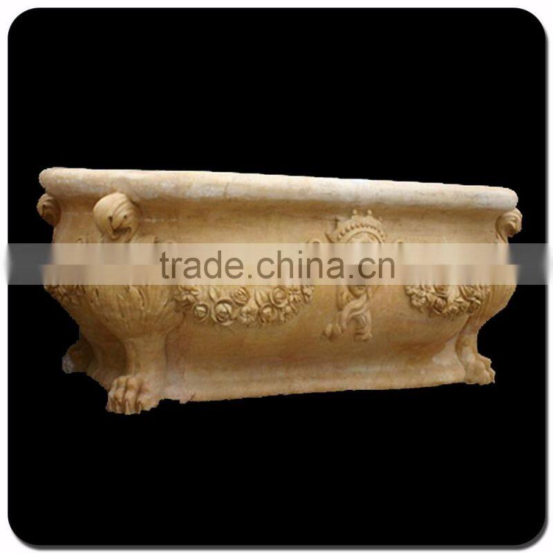high quality white marble best 2-3 person hot tub outdoors
