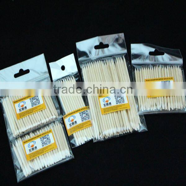 Nail art manicure different size wooden orange sticks