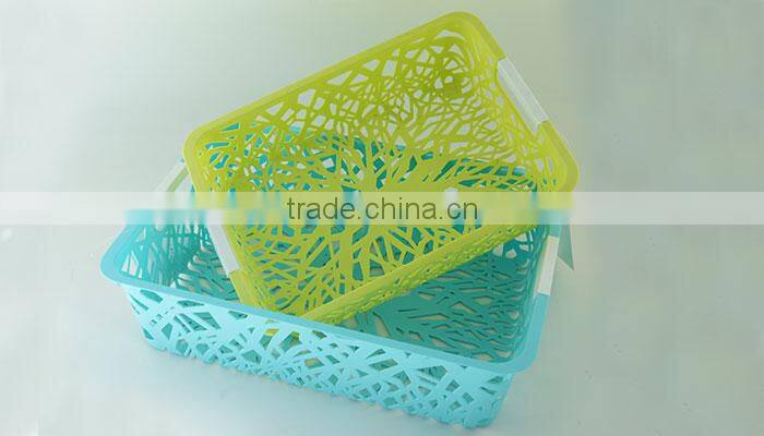 houseware small size flower plastic vegetable storage basket