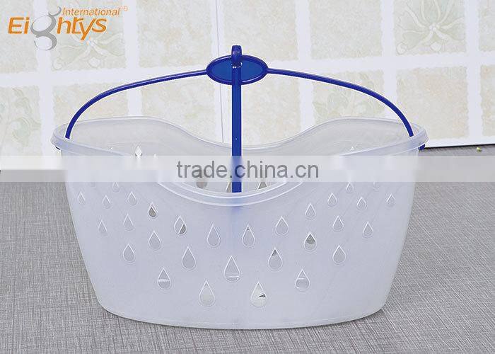 palstic storage rubber basket with handles