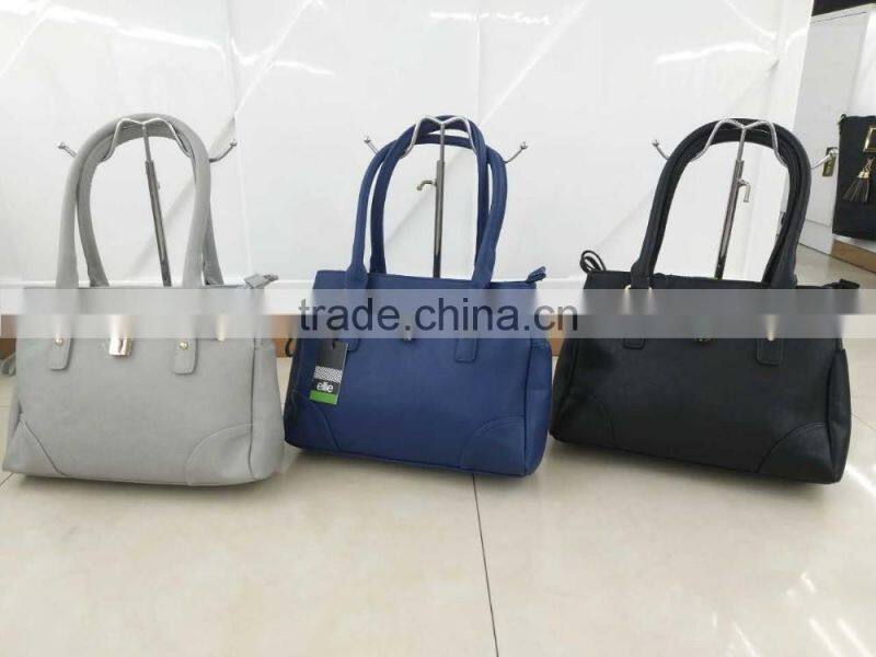 Custom vintage crazy ladies PU leather handbag tote bag wholesale have stock