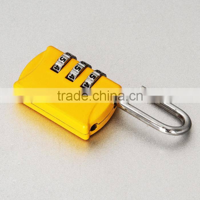 3 digit combination mini color padlock