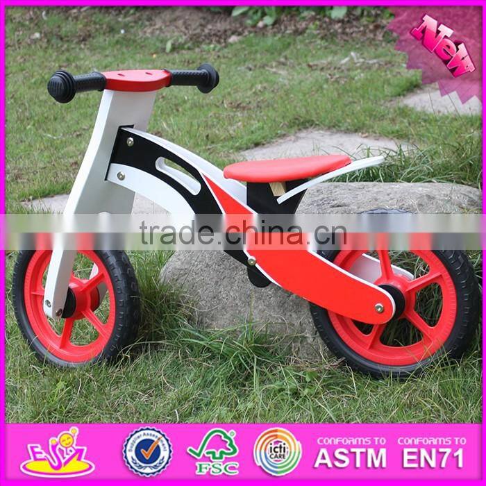 2016 new design preschool wooden balance bikes for toddlers W16C131