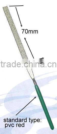 Flat Diamond File with PVC- holder