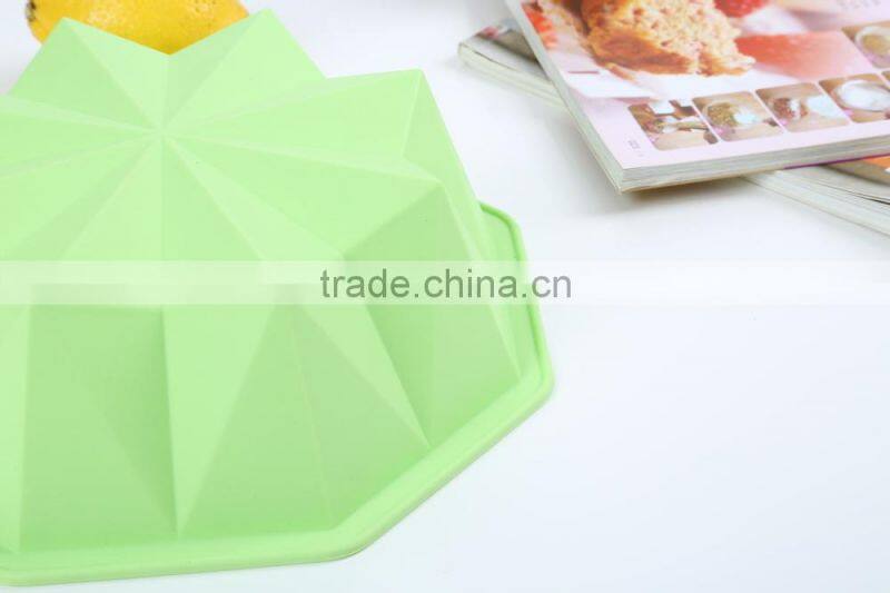 Petty Silicone Mold Pan Mould Bread Pizza Bakeware Tray Silicone Non-Stick Fluted Tube Pan