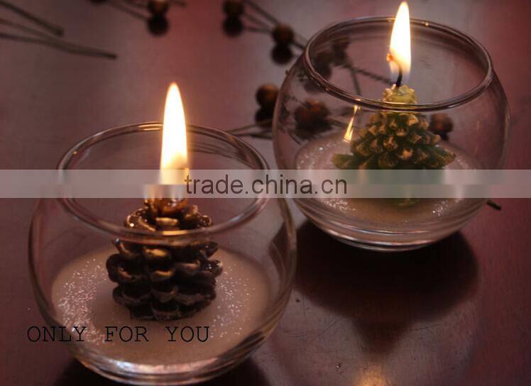 2015 ! Vintage Beautiful Glass Ball Candle Holders Table Bauble Holder for Candle new designs Home Decor Festival Wedding