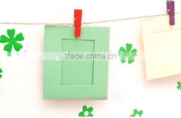 DIY Photo Picture Frame Paper Frames Solid Colorful Home Decorations