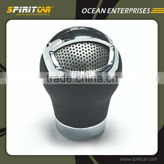 Aluminium Alloy with Geuine Leather Classic mo mo Car Gear Knob