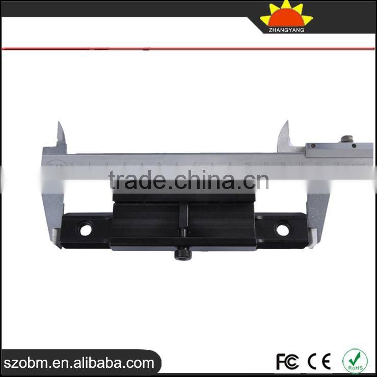 D0038 Aluminum Alloy 21mm Tactical Flashlight Gun Mount Quick Disassembly Rail Adaptor