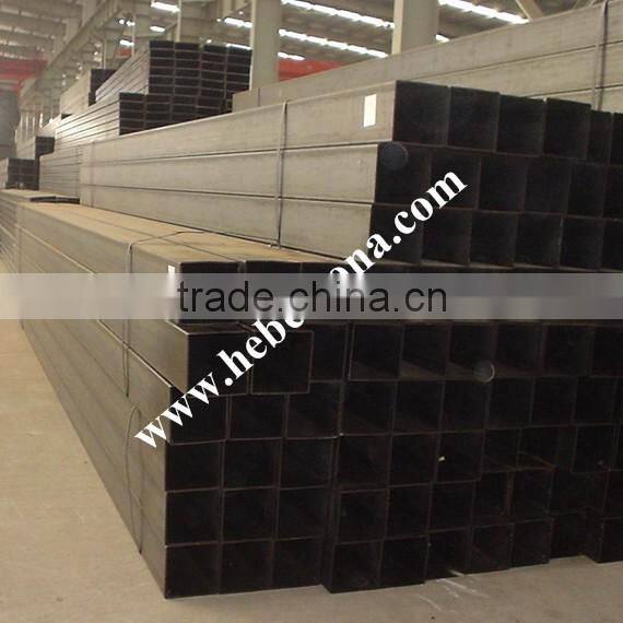 High quality galvanized/black carbon steel squre pipes with competitive price
