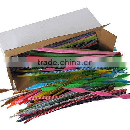 9mm x 50cm soft fuzzy sticks chenille stem for DIY craft