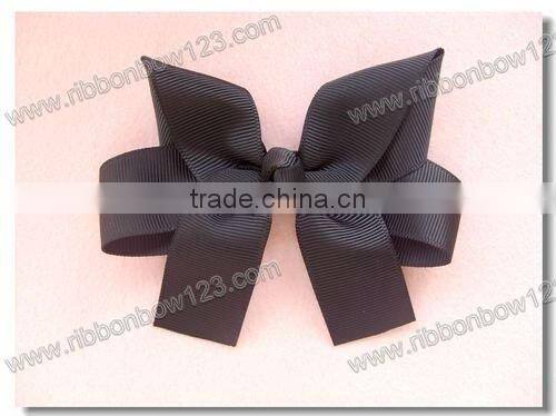black polyester bow tie