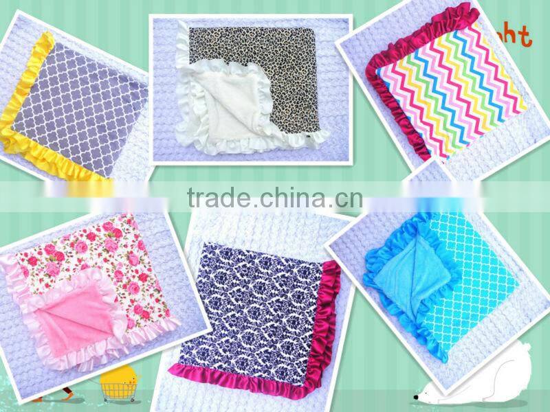 2015 wholesale baby cotton blanket, fashion bedding ,baby blanket