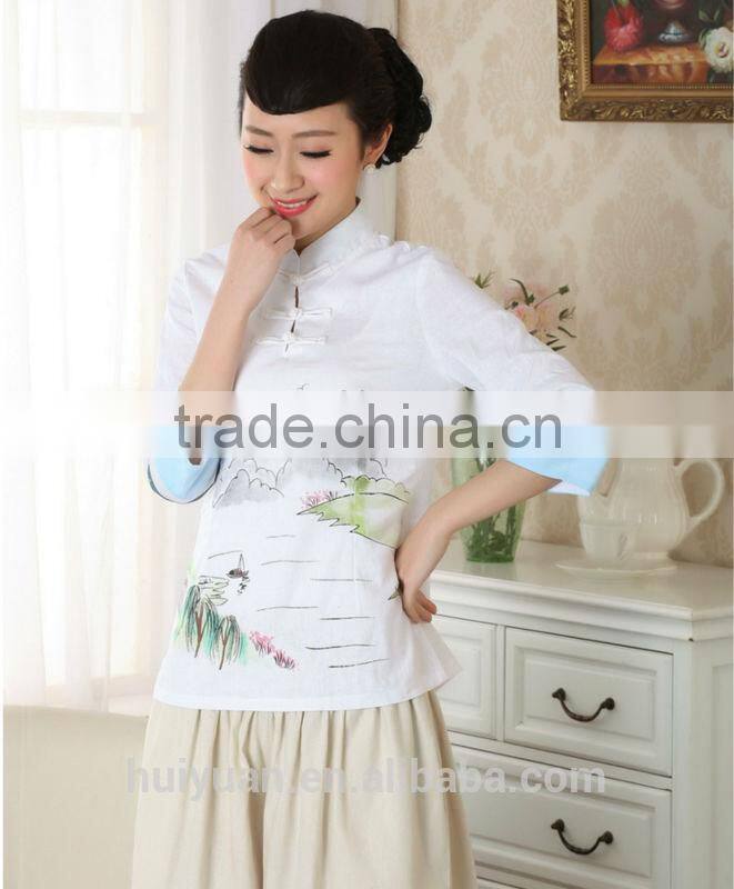 newest design hotel receptionist uniforms top + trousers