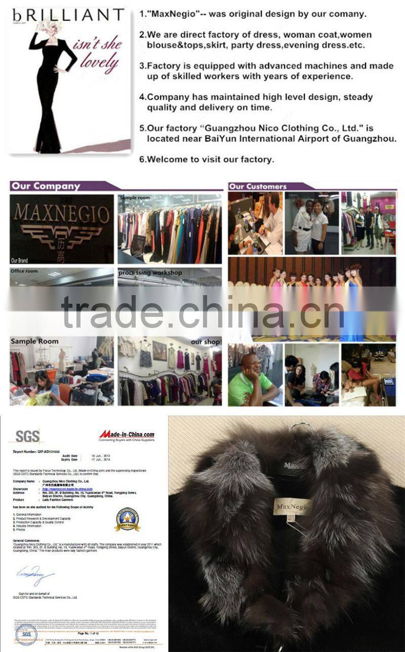 30% Off white rabbit fur coat with whit white fox fur collar