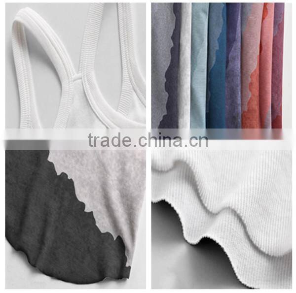 Wholesale Y back printed Tank Tops